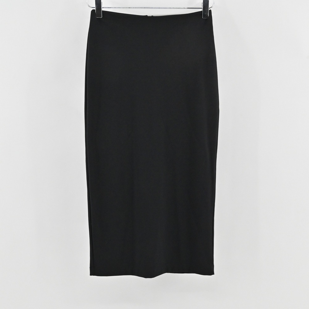 T Alexander Wang Pencil Skirt Sz XS Black Midi Minimalist Dark Academia Stretch‎